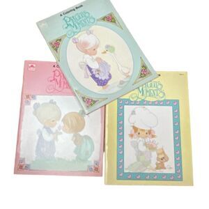 Vintage 1989/90 lot of Precious Moments coloring books.never used